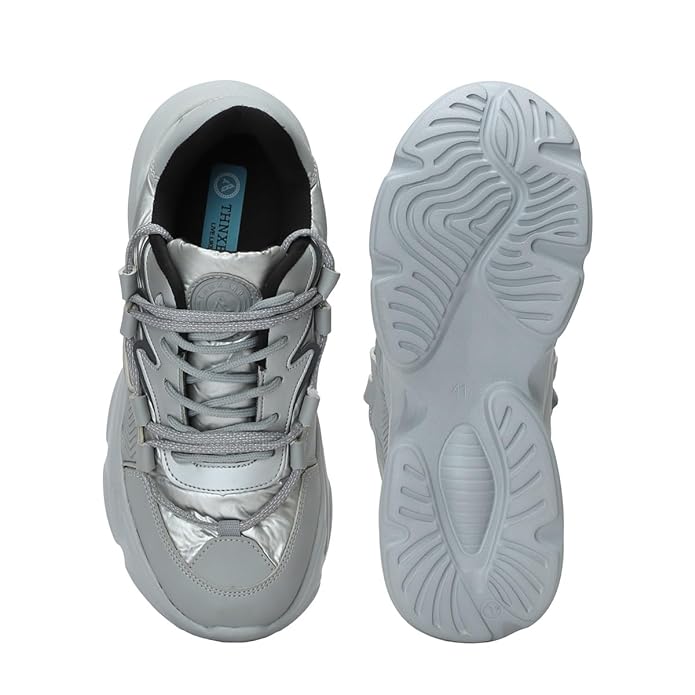 GreyMen's Casual Lace-Up Lightweight Running Shoes