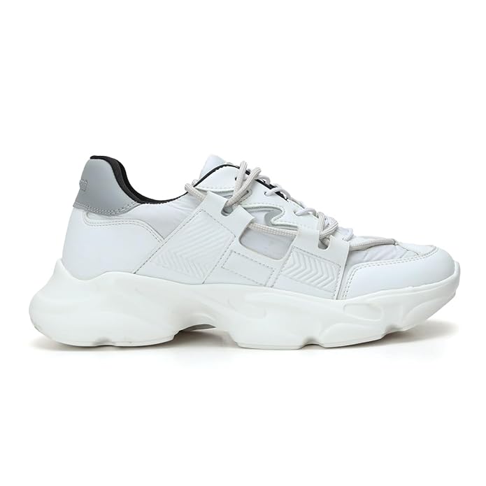 WhiteMen's Casual Lace-Up Lightweight Running Shoes