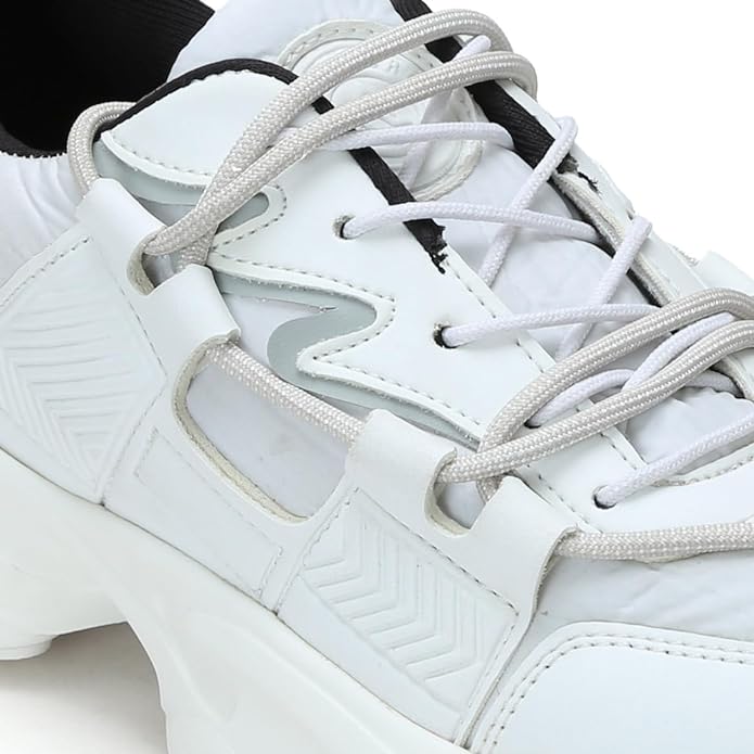 WhiteMen's Casual Lace-Up Lightweight Running Shoes