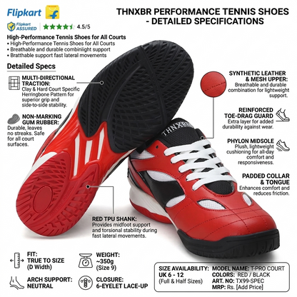 Thnxbro Venom Tennis and Badminton Shoes